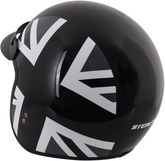 Stealth Open Face Motorcycle Helmet With Peak - Mono Jack
